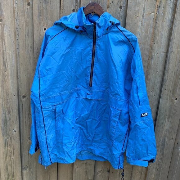 Vintage Nike Gray Tab Middle Swoosh Jacket Medium - Picture 1 of 7